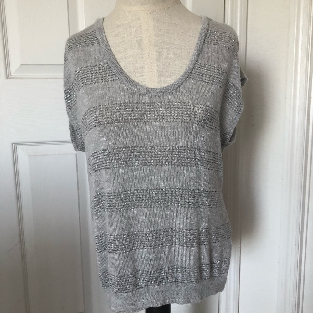 Splendid Lightweight Silver Sweater - image 1